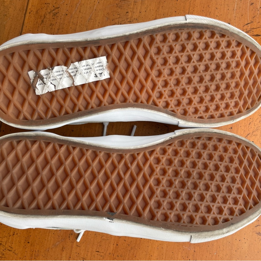 Vans Cream & White Pro Men’s Size 6.5 - Picture 4 of 9